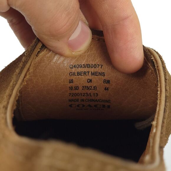 Coach Brown Suede Oxfords main image 9